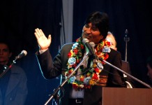 Evo Morales recibió el Honoris Causa