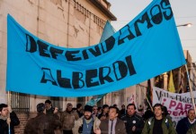 Marcharán en defensa de Alberdi