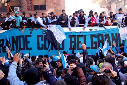 Los hinchas de Belgrano están de festejo