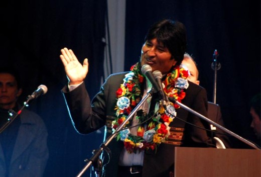 Evo Morales recibió el Honoris Causa