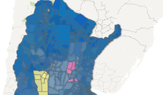 El mapa de la reelección de Cristina Fernández