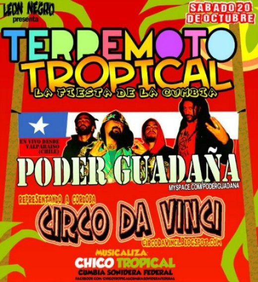 Sorteo de entradas: Terremoto Tropical en Club R