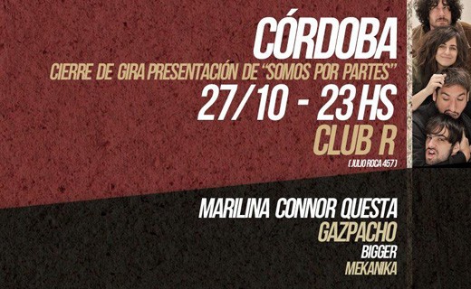 Mekanika, Marilina Connor, Gazpacho y Bigger en Club R