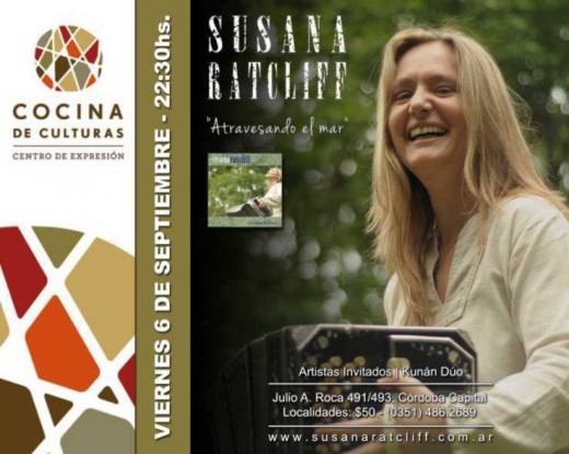 Susana Ratcliff y Kunán Dúo en Cocina de Culturas
