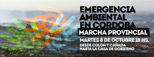 Córdoba marcha por la Emergencia Ambiental