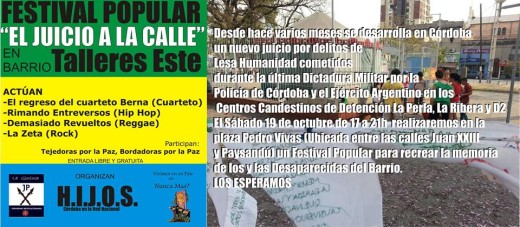 El Juicio sale a la calle