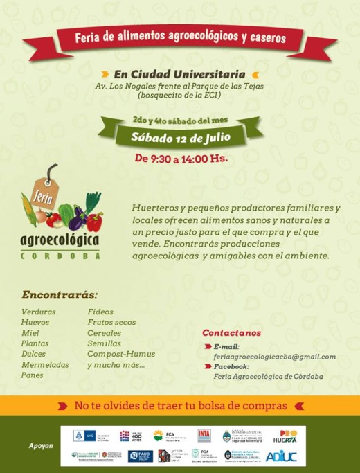 Feria Agroecológica en Ciudad Universitaria