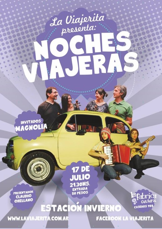 La Viajerita y Magnolia en vivo