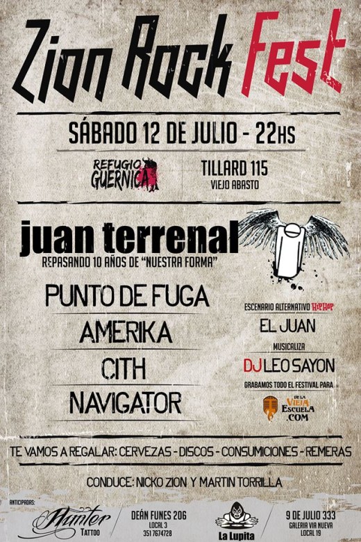 Zion Rock Fest en Refugio Guernica