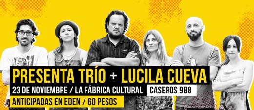 Lucila Cueva y Presenta Trío juntos en vivo