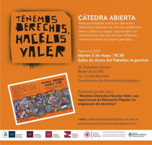 Presentación de libro «Tenemos derechos, hacelos valer»