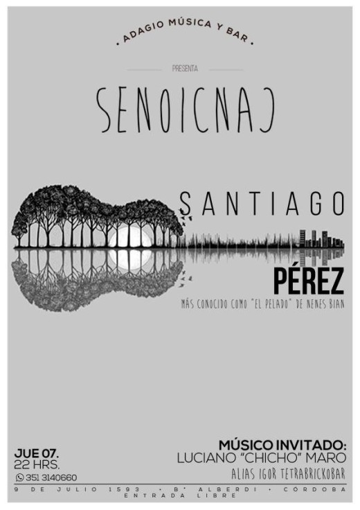 Santiago Pérez en Adagio