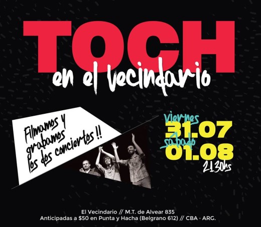 ¡Toch graba en vivo!