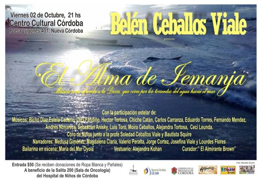 Belén Ceballos Viale presenta «El Alma de Iemanjá»