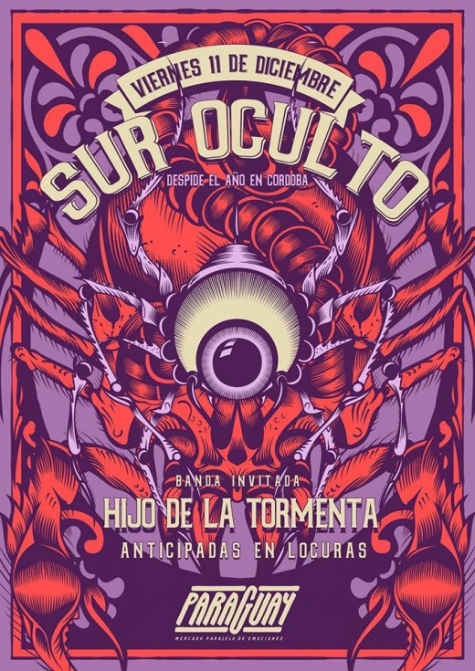 Antes de su viaje a Estados Unidos, Sur Oculto despide el año en vivo