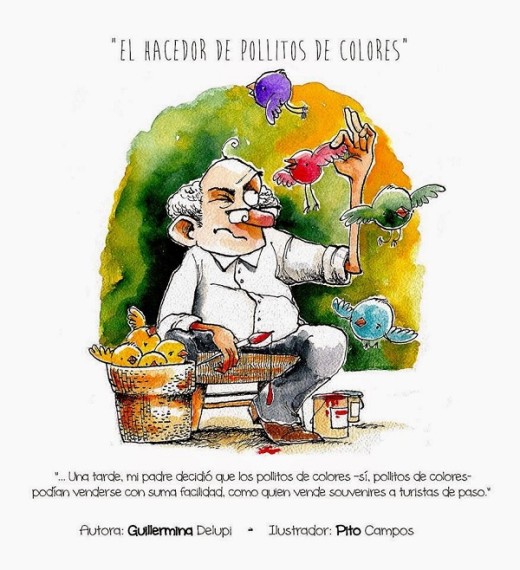 Guillermina Delupi. «El hacedor de pollitos de colores»