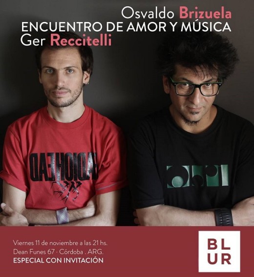 Ger Reccitelli y O-Bri en concierto