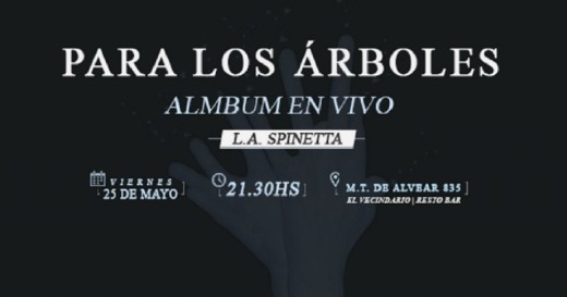 Álbum en Vivo: «Para los Árboles»