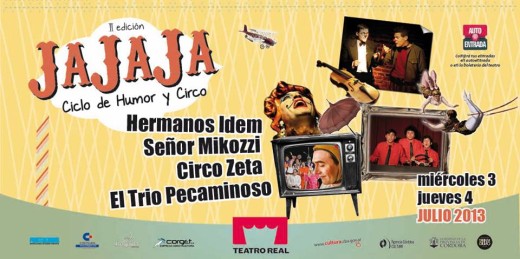 Comienza «Ja Ja Ja», ciclo de humor y circo