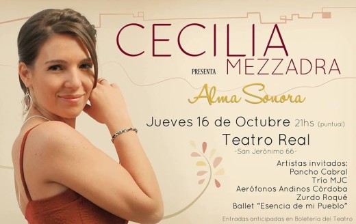Cecilia Mezzadra presenta «Alma sonora»