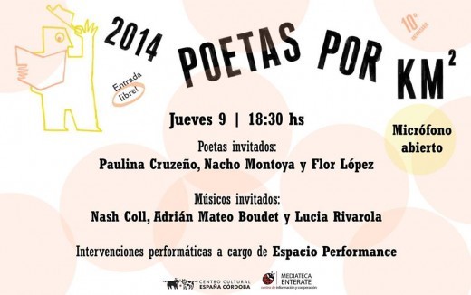Festival Poetas x KM2- Recital poético musical en CCEC