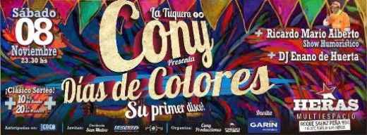 Cony La Tuquera presenta “Días de Colores”