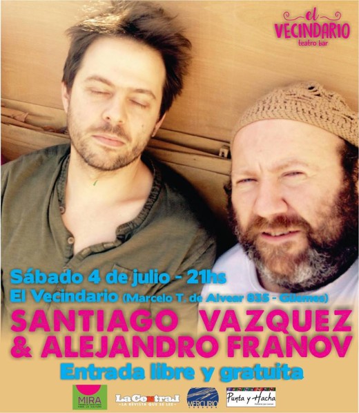 Santiago Vázquez y Alejandro Franov en vivo