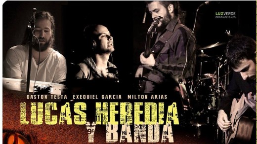 Lucas Heredia y su banda en vivo