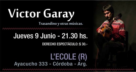 Víctor Garay en vivo