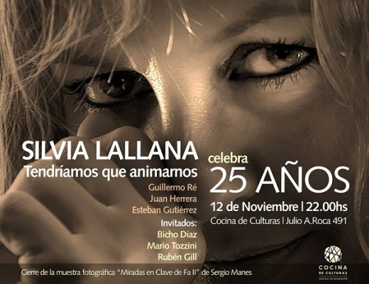 Silvia Lallana celebra 25 años con la música