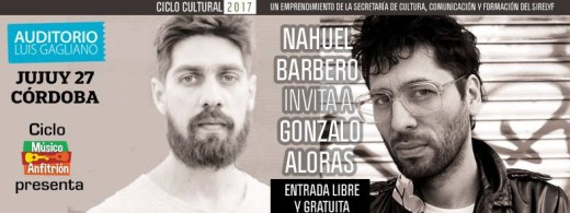 Nahuel Barbero y Gonzalo Aloras en vivo