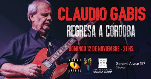 Claudio Gabis regresa a Córdoba