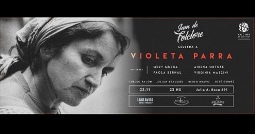 La Jam de Folclore celebra a Violeta Parra