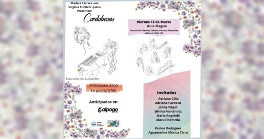 Mariela Carrera y Virginia Piscitelli presentan «Cordobesas»