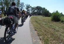 Biciurbanos recordó el 24 de marzo con una bicicleteada hasta La Perla