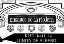 Cine al aire libre: ensayos de La Piojera