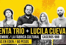 Lucila Cueva y Presenta Trío juntos en vivo