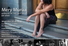 Mery Murúa graba en vivo «Sal», su nuevo trabajo.
