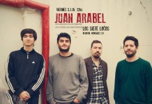 Juan Arabel este viernes en Los Siete Locos