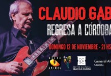 Claudio Gabis regresa a Córdoba