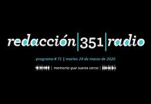 Redacción 351 Radio – Programa 71